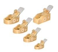 Akfldms Wooden Instrument for DIY Tools- 5PCS Finger Plane Cutter Woodworking Copper Stainless Steel Luthier Set