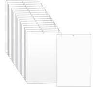 Akfldms Work Order Plastic Sleeves 6x9 Inch Dry Erase Pocket Job Ticket Holders Inch Shop Ticket Holders for Classroom Home