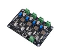 Akfldms XL4015 4-Channel Step-Down Power Supply Module DC-DC Converter DC5-32V Input DC0.8-30V Output 5A Max Current Power Supply Board
