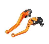 AKFMKSN Brake Clutch Levers for CB600F CB900F for Hornet CBR900RR CBR600 F/F2/F3/F4/F4i CBF600 N/S Motorcycle Short/Long Brake Clutch Levers Adjustable(Short Orange)