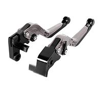 AKFMKSN Brake Clutch Levers for Daytona 675 R 2011-2017 for Speed for Triple 1050 2011-2015 Motorcycle Extension Foldable Brake Clutch Lever(Gray)