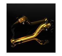AKFMKSN Brake Clutch Levers for Hornet 599 600 900 CB600 CB900 CB600F CB400 CBF500 CBF600 CBR600 F2 F3 F4 F4i for Shadow 400 600 750 Brake Clutch Lever(177mm Gold)