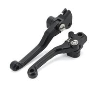 AKFMKSN Brake Clutch Levers for Kawasaki for KX250 KX125 KX112 KX100 KX85 KX65 Motorcycle Dirt Bike Handles Pivot Brake Clutch Lever(Black)