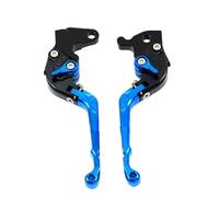AKFMKSN Brake Clutch Levers for XVS 250 for XVS 125 for Drag for Star XV 250 for V-Star for XVS 250 Motorcycle Adjustable Folding Retro Brake Clutch Lever(Blue)