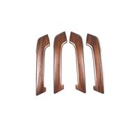 AKFMKSN Car Interior Decoration for Toyota for Land for Cruiser for Prado FJ150 150 2010-2018 / Black Wood Car ABS Interior Door Handle Trim(Pine Wood Grain)