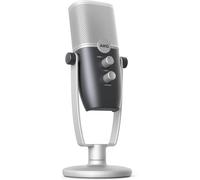 AKG Pro Audio Ara Professional USB-C Condenser Microphone, Dual Pattern Audio Capture Modes for Podcasting, Video Blogging, Gaming and Streaming, Blue & Silver