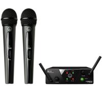 AKG WMS40 Mini Dual Vocal Wireless set US25B: 537.900MHz + US25D: 540.400MHz