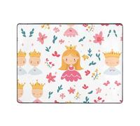 AKGFFDS Anti-slip floor mat carpet 63x48in Fairy tales in cartoons Printing good water absorption suitable for kitchen, bathroom and living room