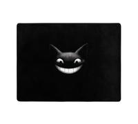 AKGFFDS Anti-slip floor mat carpet 63x48in Silly Laughing Bat Printing good water absorption suitable for kitchen, bathroom and living room