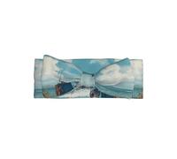 AKGFFDS Camera by the sea Printing Baby Bow Headband - Soft, Skin-Friendly, and Stretchy Polyester Headband for Infants 0-6 Months