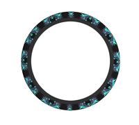 AKGFFDS Circuit Hawk Emblem Printing Steering Wheel Cover for Women and Men Durable, Non-Slip, Elastic, Easy to Install, for Sedans, SUVs, ATVs, Trucks