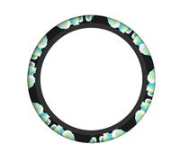 AKGFFDS Circuit Vulture Scan Printing Steering Wheel Cover for Women and Men Durable, Non-Slip, Elastic, Easy to Install, for Sedans, SUVs, ATVs, Trucks