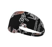 AKGFFDS Clever lemur Printing Elastic Exercise Headband Sports Head Tie for Men and Women, Soft, Quick-Dry