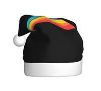 AKGFFDS Colored paper airplanes Printing Christmas Hat for Adult material is soft and lightweight