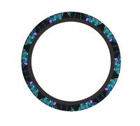 AKGFFDS Cyber Tiger Circuit Printing Steering Wheel Cover for Women and Men Durable, Non-Slip, Elastic, Easy to Install, for Sedans, SUVs, ATVs, Trucks
