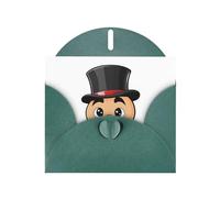 AKGFFDS Dark Green Holiday greeting check blank card and pearl beautiful blank note block Magician's avatar Printing