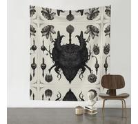 AKGFFDS Decoration Tapestry 60x51in Devil's Flower Printing Soft, Durable, Skin Friendly, Lightweight Wall Hanging for Indoor & Outdoor Use