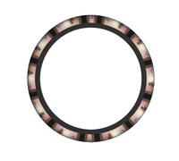 AKGFFDS Distant mountains and rivers Printing Steering Wheel Cover for Women and Men Durable, Non-Slip, Elastic, Easy to Install, for Sedans, SUVs, ATVs, Trucks