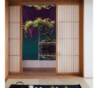 AKGFFDS Door curtain 34x56in Grape vines on the cliff Printing good drape light-blocking and dust-proof suitable for offices and restaurants