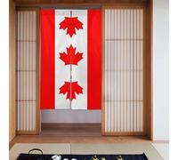 AKGFFDS Door curtain 34x56in Solid Color Canadian Flag Printing good drape light-blocking and dust-proof suitable for offices and restaurants
