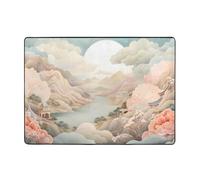 AKGFFDS Dreamy landscape Printing Carpet 80x58 in Area Rug for Living Room, Office, Coffee Table, Bed, Balcony - Soft, Fluffy, Water Absorbent, Durable