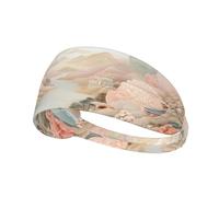 AKGFFDS Dreamy landscape Printing Elastic Exercise Headband Sports Head Tie for Men and Women, Soft, Quick-Dry