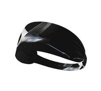 AKGFFDS Fairy-Chief Crane Printing Elastic Exercise Headband Sports Head Tie for Men and Women, Soft, Quick-Dry
