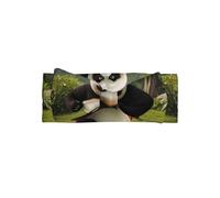 AKGFFDS Giant panda in the jungle Printing Baby Bow Headband - Soft, Skin-Friendly, and Stretchy Polyester Headband for Infants 0-6 Months