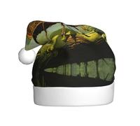 AKGFFDS Grasshopper on a branch Printing Christmas Hat for Adult material is soft and lightweight