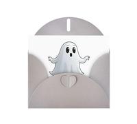 AKGFFDS Gray Holiday greeting check blank card and pearl beautiful blank note block A clever and weird elf Printing