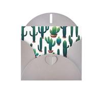 AKGFFDS Gray Holiday greeting check blank card and pearl beautiful blank note block Cactus community Printing