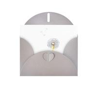 AKGFFDS Gray Holiday greeting check blank card and pearl beautiful blank note block Dandelion's Hope Printing