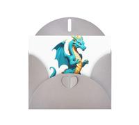 AKGFFDS Gray Holiday greeting check blank card and pearl beautiful blank note block Data Dragon Firewall Printing