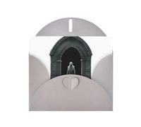 AKGFFDS Gray Holiday greeting check blank card and pearl beautiful blank note block Devil's Grave Printing