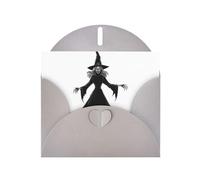 AKGFFDS Gray Holiday greeting check blank card and pearl beautiful blank note block The evil magic witch Printing