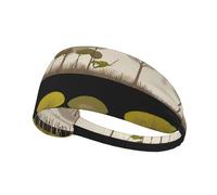 AKGFFDS Green grove Printing Elastic Exercise Headband Sports Head Tie for Men and Women, Soft, Quick-Dry