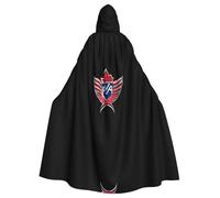 AKGFFDS Halloween adult hooded cape Flying Icon Printing comfortable and soft with large brim suitable for dances parties and gatheringss