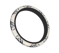 AKGFFDS horse sketch Printing Steering Wheel Cover for Women and Men Durable, Non-Slip, Elastic, Easy to Install, for Sedans, SUVs, ATVs, Trucks