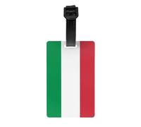 AKGFFDS Italian Flag Printing Luggage tag Type Luggage identifier Suitable for Both Men and Women, Printed with Multifunctional and Cute Tags