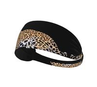 AKGFFDS Jaguar in den Printing Elastic Exercise Headband Sports Head Tie for Men and Women, Soft, Quick-Dry