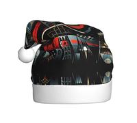 AKGFFDS Kasbah style Printing Christmas Hat for Adult material is soft and lightweight