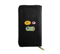 AKGFFDS Leather Long Clutch Wallet The Blinking Little sir Printing Comfortable and Lightweight Zipper Closure for Storing Coins and Credit Cards.