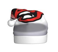 AKGFFDS little devil smiley face Printing Christmas Hat for Adult material is soft and lightweight