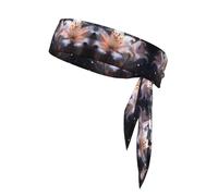 AKGFFDS Magic Heavy Lilies Printing Sports Head Tie Headband for Men and Women, Soft & Breathable Moisture Wicking Athletic