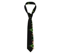 AKGFFDS Men's Necktie Deer looking into the distance Printing Soft & Comfortable, Non-Deforming, Fade-Resistant, Durable with Excellent Verticality