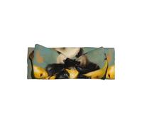AKGFFDS Panda on a banana Printing Baby Bow Headband - Soft, Skin-Friendly, and Stretchy Polyester Headband for Infants 0-6 Months