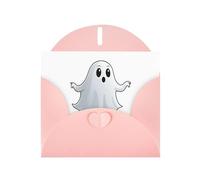 AKGFFDS Pink Holiday greeting check blank card and pearl beautiful blank note block A clever and weird elf Printing