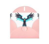 AKGFFDS Pink Holiday greeting check blank card and pearl beautiful blank note block Circuit Hawk Emblem Printing