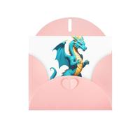 AKGFFDS Pink Holiday greeting check blank card and pearl beautiful blank note block Data Dragon Firewall Printing