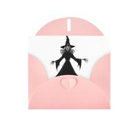 AKGFFDS Pink Holiday greeting check blank card and pearl beautiful blank note block The evil magic witch Printing